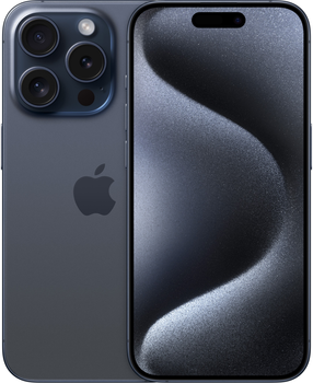 Мобільний телефон Apple iPhone 15 Pro 128GB Blue Titanium (REF A+) (2QMTV03)