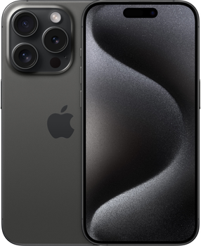 Мобільний телефон Apple iPhone 15 Pro 256GB Black Titanium (REF A+) (2QMTV13)