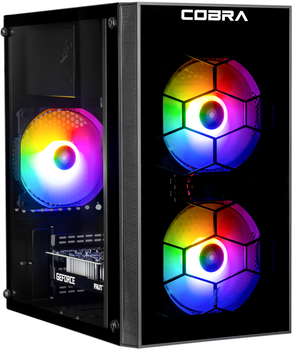 Компьютер COBRA Advanced (I14F.16.S4.165.12991) Intel Core i5 10400F / H470M / 16GB DDR4 / ASUS RTX 3050 8GB Dual OC / SSD 480GB / AeroCool Hexform-G / 600W