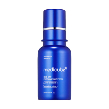 Интенсивная сыворотка с экзосомами и спикулами для сужения пор MEDICUBE One Day Exosome Shot Pore Ampoule 7500 30 мл