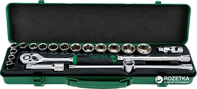 Набор инструмента Toptul 3/8" 21 предмет (GCAD2102)