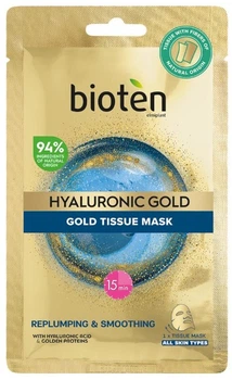 Тканевая маска Bioten Hyaluronic Gold Tissue Mask 25 мл (5201314152774)