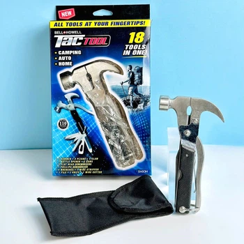 Многофункциональный мультитул Multi hammer 18 IN 1 Металлический