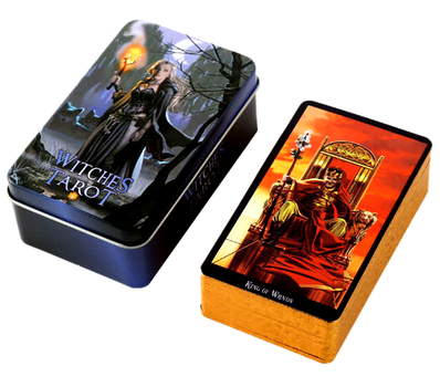 Карты Таро Ведьм Witches Tarot в металлической коробке