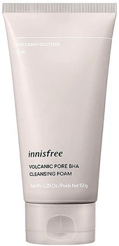 Пінка, що очищає, з вулканічною глиною - Innisfree Volcanic Bha Pore Cleansing Foam 150g (1261097-1679114309-2)