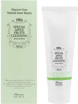 Пенка для умывания Chamos Acaci Special Apple Fruits Cleansing Увлажняющая с яблоком 125 мл (8809071360745)