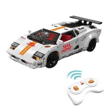 Конструктор дитячий Mould King машина на радіокеруванні Technic "Lamborghini Countach" білий 1384 деталей (13194)