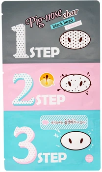 Набор стикеров от черных точек Holika Holika Pig-nose Clear Black Head 3-step Kit 7g (631555-790027826-2)