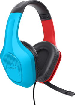 Навушники Trust GXT 416S Zirox Blue/Red (8713439254235)