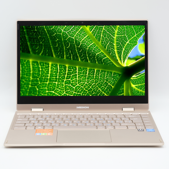 Ноутбук-планшет 14" Medion (Lenovo Group) E4272 Multi-Touch YOGA Intel Pentium Silver N5030 (1.1-3.1 ГГц) RAM 4 ГБ SSD 256 ГБ + eMMC 64 ГБ Intel UHD Graphics Металевий корпус б/в (3791)