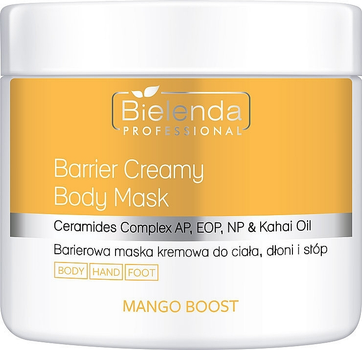 Крем-маска «Барьер» для тела - Bielenda Professional Mango Boost Barrier Creamy Body Mask 600g (1224922-1641596696-2)