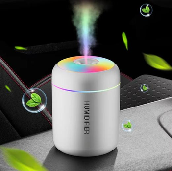 Зволожувач повытря ароматизато повітря дифузор USB міні для дому чи авто Білий
