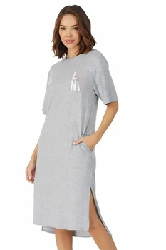 Платье DKNY 42(S) Серый меланж (30-grey) (109250)