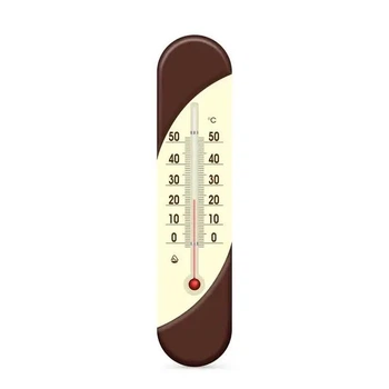 Комнатный термометр со шкалой (от 0°C до +50°C) высота 19 см (СП 300190)