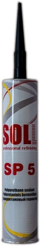 Герметик кузова полиуретановый 310 мл черный SOLL SP5