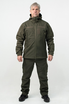 Костюм демісезонний Олива НГУ Softshell Чоловічий з Липучками під Шеврони L(50)