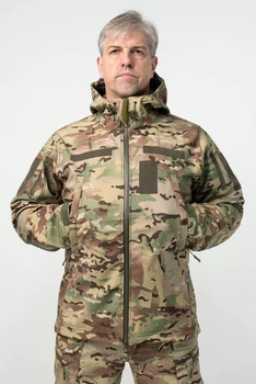 Куртка демісезонна Мультикам Softshell Чоловіча з капюшоном M(48)