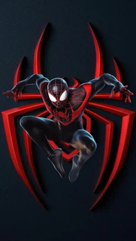 Дерев'яний класичний пазл Spider Man, black, А2, Картонна коробка 300+ елементів