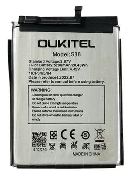 Акумулятор для Oukite WP13l 5280mAh s88 1icp6/65/84