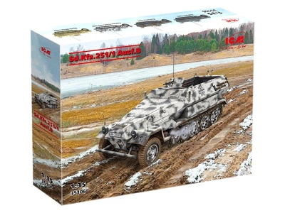 Сборная модель ICM - Sd.Kfz.251/1 Ausf.B 35106