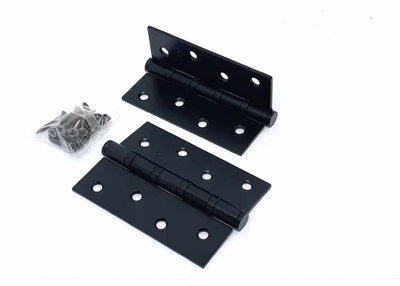 Комплект завіс універсальних KEDR 100*75*2.5-B4 black, чорна матова(2 завіси)