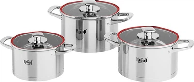 Набор посуды для приготовления пищи Krauff Smart Сhef 6 предметов (26-238-071)