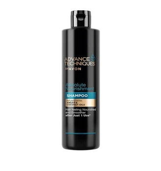 Шампунь для волосся Avon Advance Techniques Абсолютне живлення з оліями аргани та кокосу 400 мл