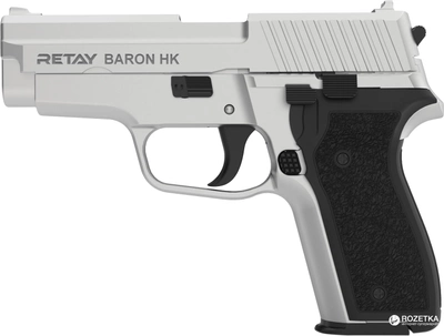 Стартовий пістолет Retay Baron HK 9 мм Chrome (11950316)
