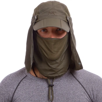 Кепка с защитой шеи от солнца Sahara Cap One size Полиэстер ARCTERYX цвет оливковый TY-1625