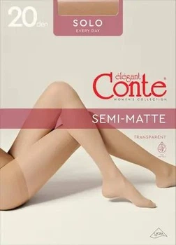 Колготи жіночі Conte Solo 20 ден 8С-39СП розмір 4 колір натуральний