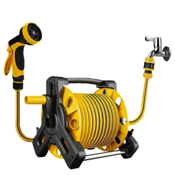Катушка садовая Ark Water Hose Reel + шланг 10 м желтая (2104618471)