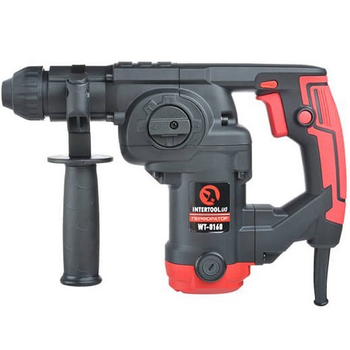 Перфоратор бочковой Intertool Sds-Plus 900 Вт 3 режима 3.5 Дж регулировка оборотов 930 об/мин 5100 уд/мин кабель 4 м кейс 5.75 кг (000065777)