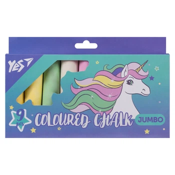 Мел цветной Yes Glamour 9 шт JUMBO