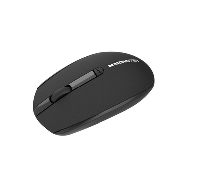 Компьютерная беспроводная USB мышка MONSTER KM3 для ПК и ноутбука Black