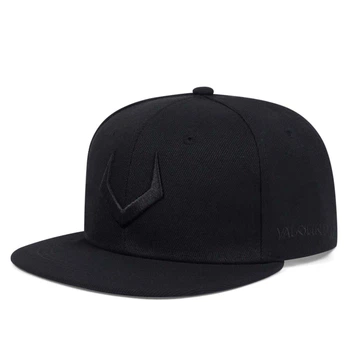 Кепка снепбек (Snapback) Valourian (Доблесний) 56-61р Чорний (9043)
