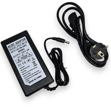 Блок питания Biom DC 12V 36W 3A PLC с кабелем подключения в розетку (01302)