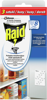 Cтікери від харчової молі Raid 3 шт (5000204082289)