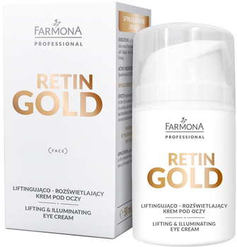 Krem pod oczy Farmona Professional Retin Gold liftingująco-rozświetlający 50 ml (5900117951545)