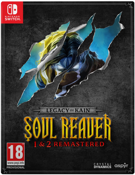 Гра Nintendo Switch Legacy of Kain Soul Reaver 1 and 2 Remastered Deluxe Edition (Картридж) (5056635613790)