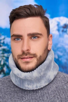 Шарф-хомут "Джонні тай-дай" (4927-71) Braxton сірий 56-59