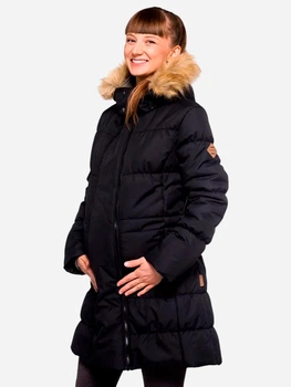 Куртка для беременных зимняя длинная женская Huppa Carry 1 12538120-00009 S Черная (4741468198231)