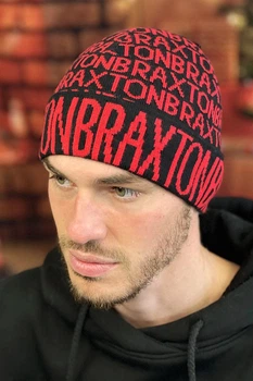 Шапка «Braxton» Червоний + чорний