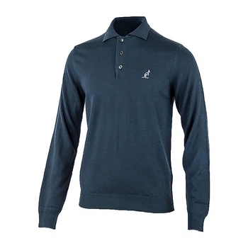Поло мужское Australian Sweater Polo Neck S Темно-синий (LSUMA0013-061)