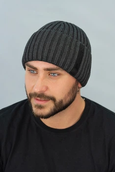 Чоловіча шапка Графітовий Braxton"Брокстон"