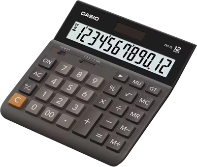 Калькулятор настольный Casio 12 разрядов Черный (DH-12-BK-S-EP)