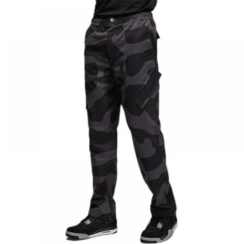 Штани чоловічі Jordan Essentials Statement Aop Chicago L Чорно-сірий (FD7455-070)