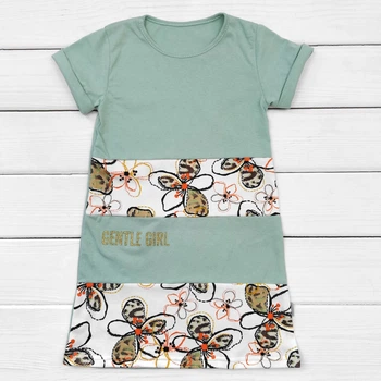 Платье-туника Dexter`s детская из кулира gentle girl 110 см ментол