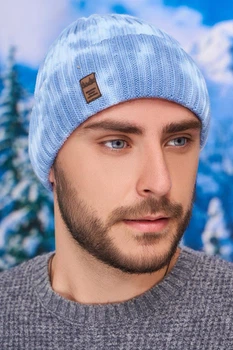 Чоловіча шапка Синій Braxton"Камет тай-дай"