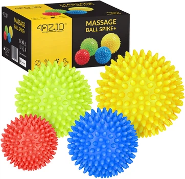 Массажные мячи с шипами 4FIZJO Spike Balls 4 шт (P-5907739310514)