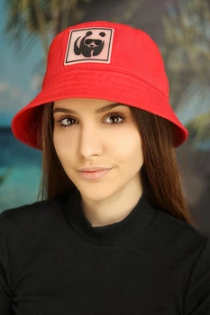 Панама «Cool panda» Braxton красный 56-58